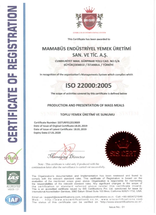 ISO Sertifikası 4